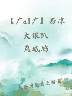 【广all广】西凉大银趴