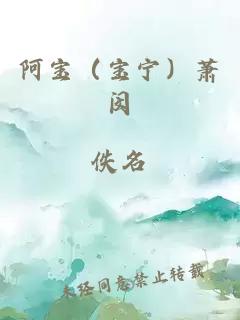 阿宝（宝宁）萧闵