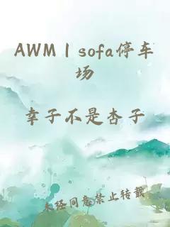 AWM｜sofa停车场